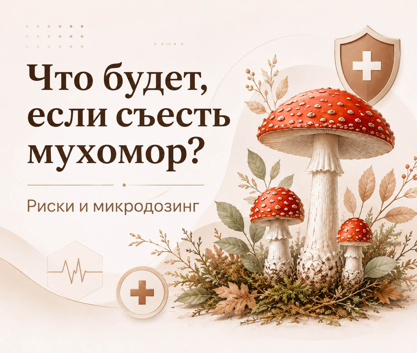 Что будет, если съесть мухомор, и опасен ли микродозинг?